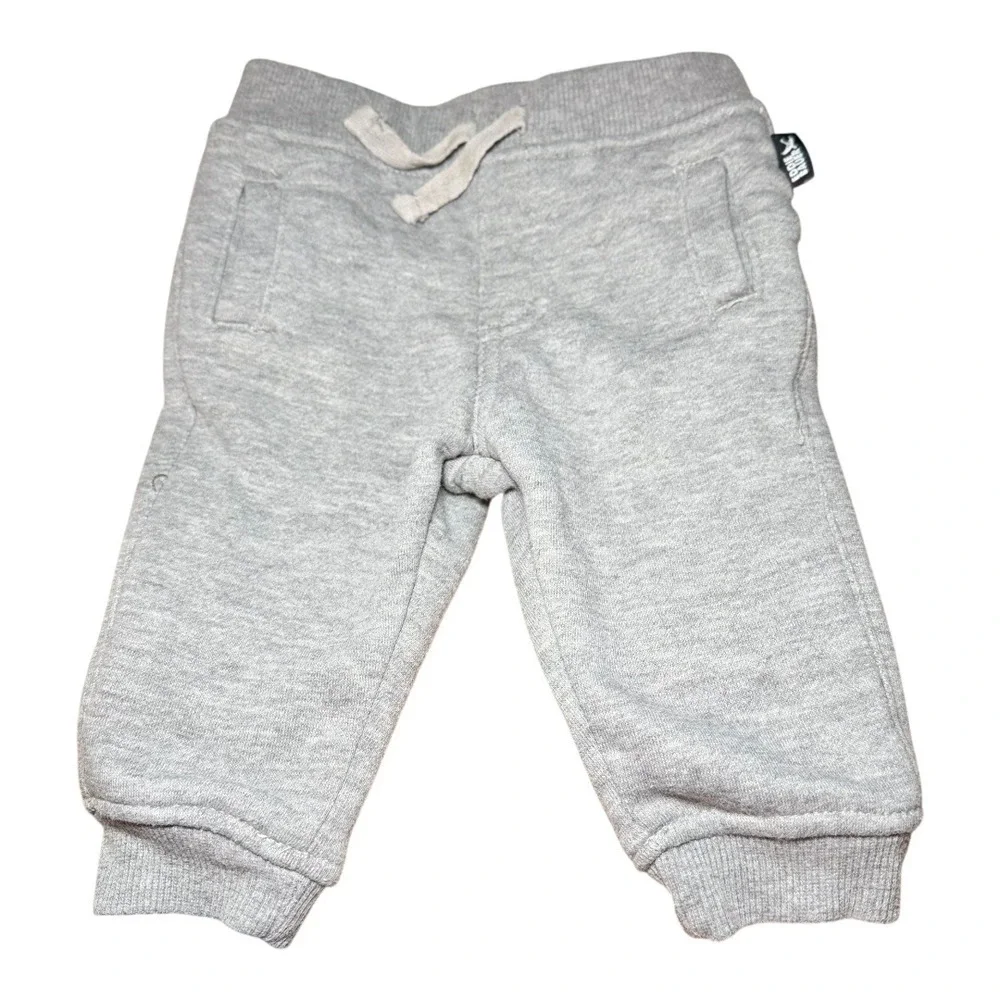 Lumberjack Cabin Core Eddie Bauer Plaid Shacket Joggers Set 0-3M Grey Tan Fleece